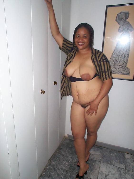 Naked Fat Black Moms - Sunshine - black fat mature
